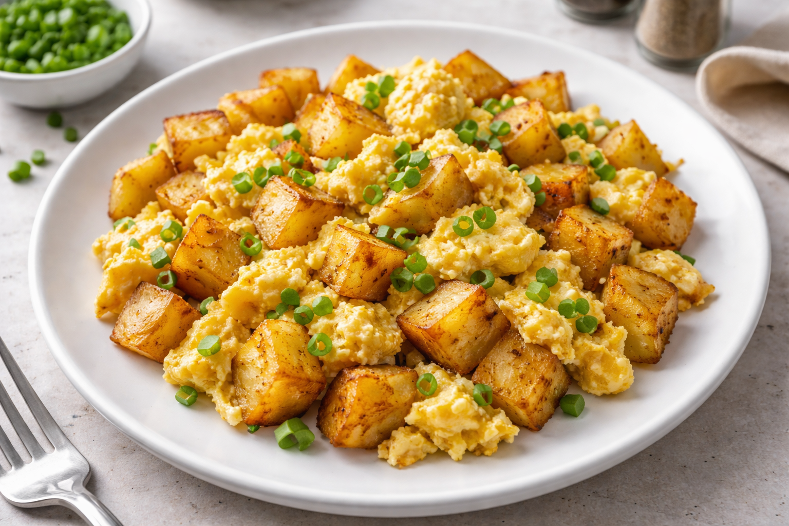 3-Ingredient Potato & Egg Breakfast (Ready in 10 Minutes)