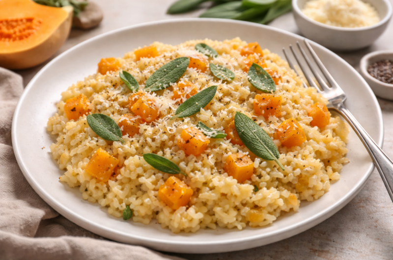 Butternut Squash and Sage Risotto
