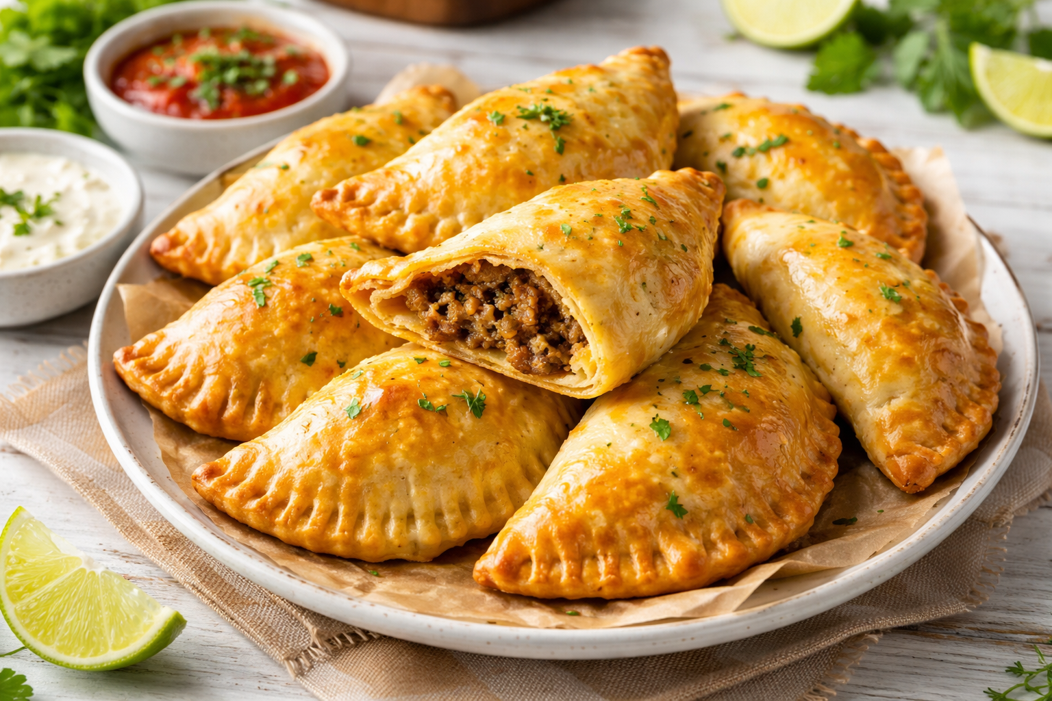 Homemade Beef Empanadas with Flaky Butter Dough
