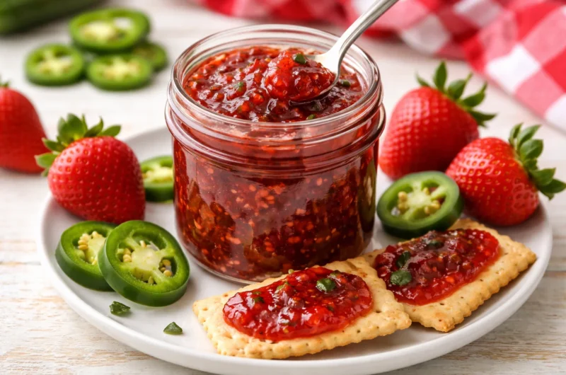 Spicy Strawberry Jam with Jalapeños (Small-Batch Recipe)